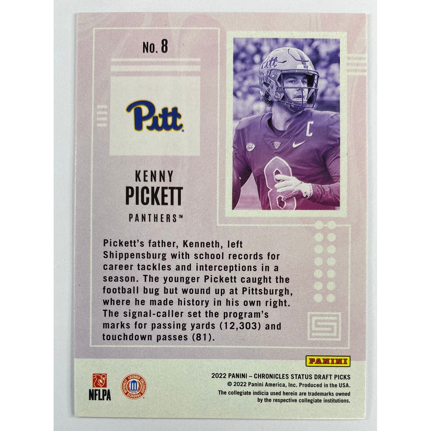 2022 Status Kenny Pickett RC | Local Legends Cards & Collectibles