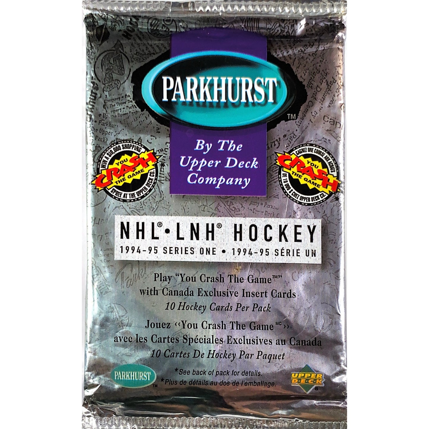 1994-95 Upper Deck Parkhurst Series 1 NHL Hockey Hobby Pack | Local Legends Cards & Collectibles