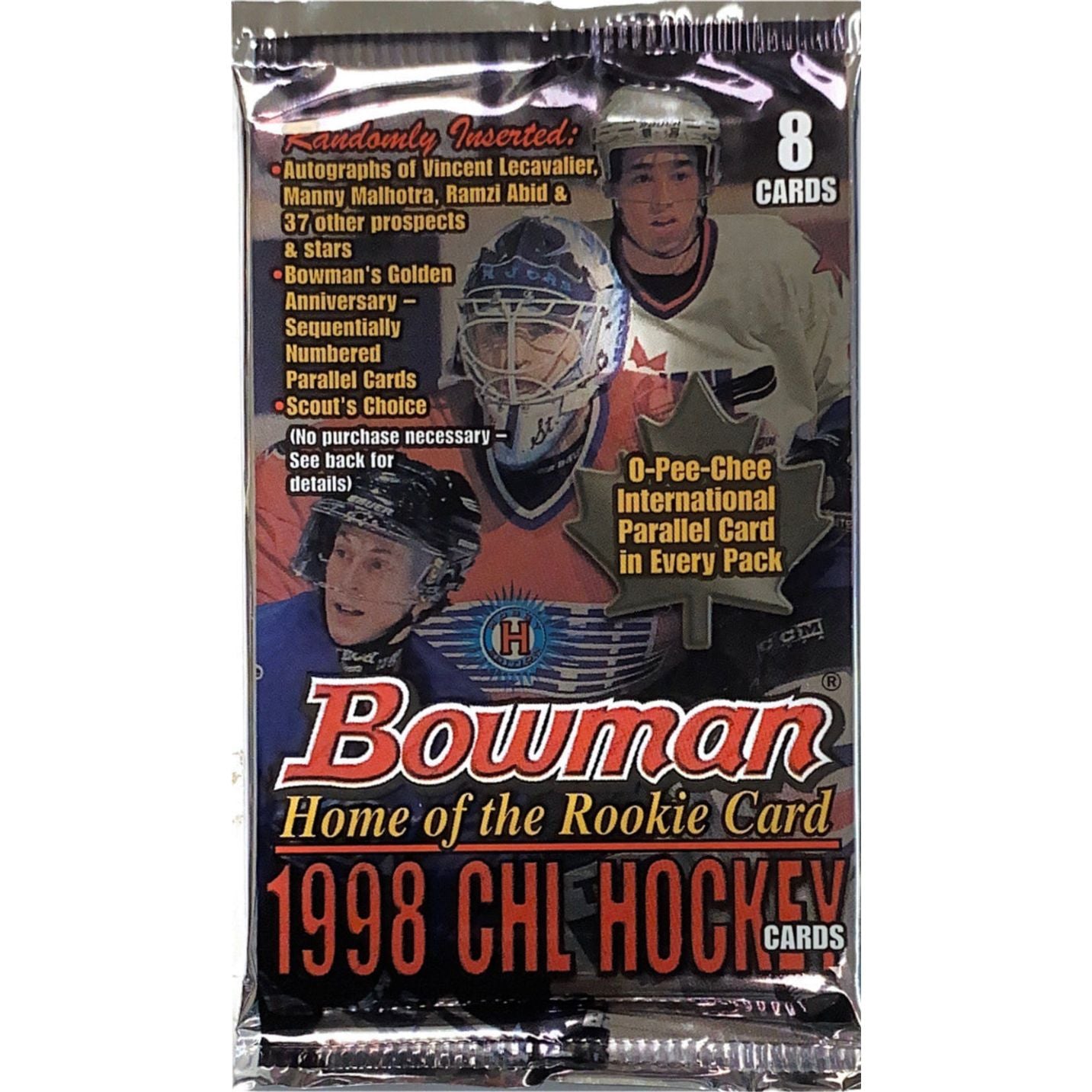 1998 Bowman CHL Hockey Hobby Pack | Local Legends Cards & Collectibles