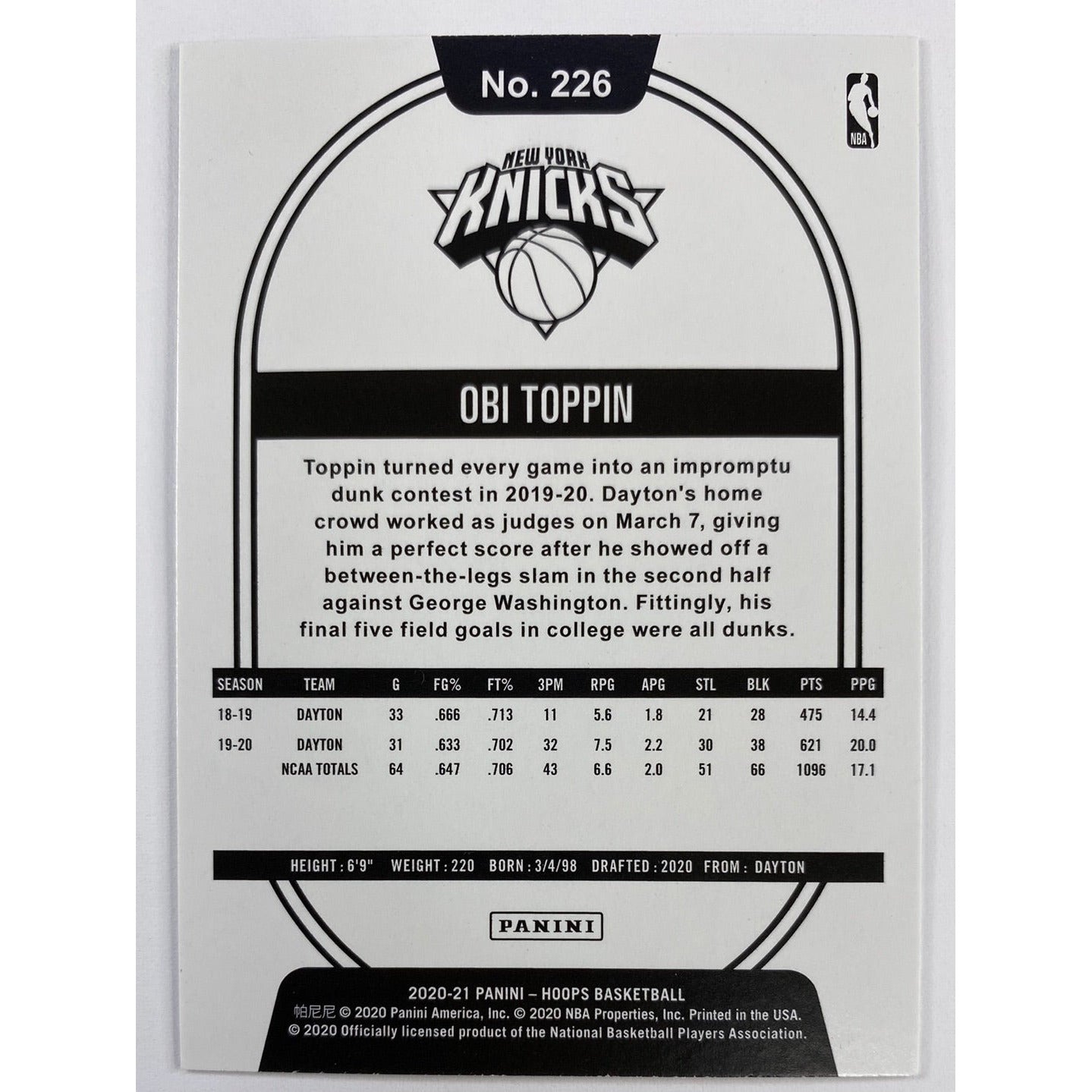 2020-21 Hoops Obi Toppin Teal Explosion RC | Local Legends Cards & Collectibles