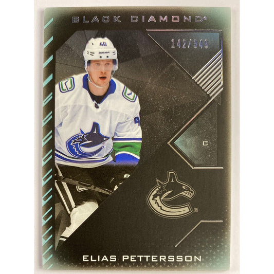2021-22 Black Diamond Elias Pettersson /349