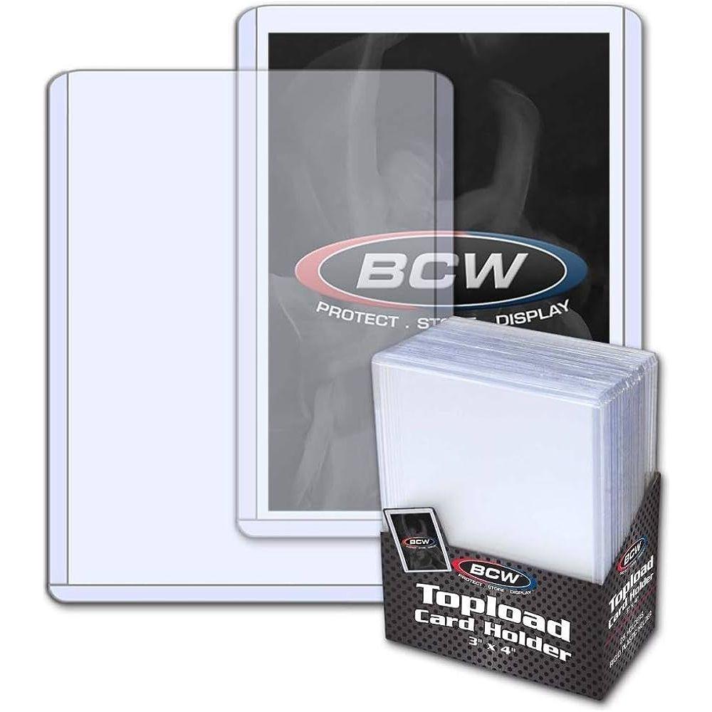 BCW Regular 3”x4” 35pt Rigid Toploaders