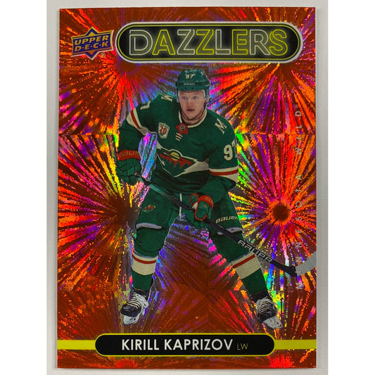 2021-22 Upper Deck Series 1 Kirill Kaprizov Red Dazzlers