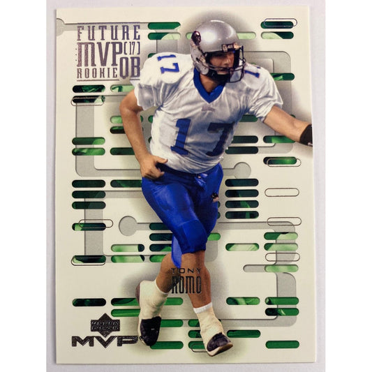 2003 Upper Deck MVP Tony Romo Future MVP Rookie Card | Local Legends Cards & Collectibles