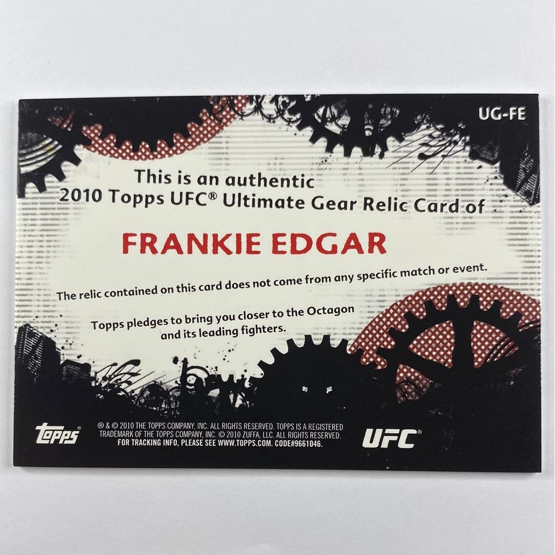 2010 Topps Frankie Edgar Ultimate Gear