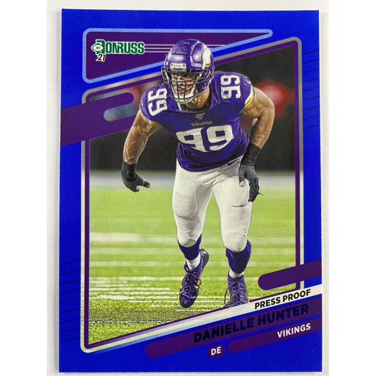 2021 Donruss Danielle Hunter Blue Press Proof | Local Legends Cards & Collectibles