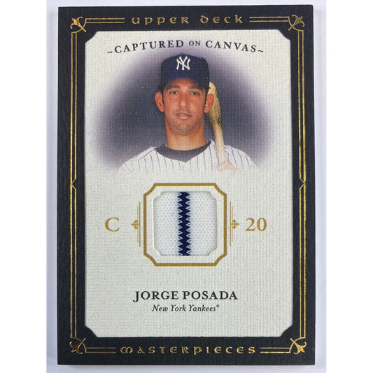2008 Upper Deck Masterpieces Jorge Pasada Game Used Pin Stripe Relic