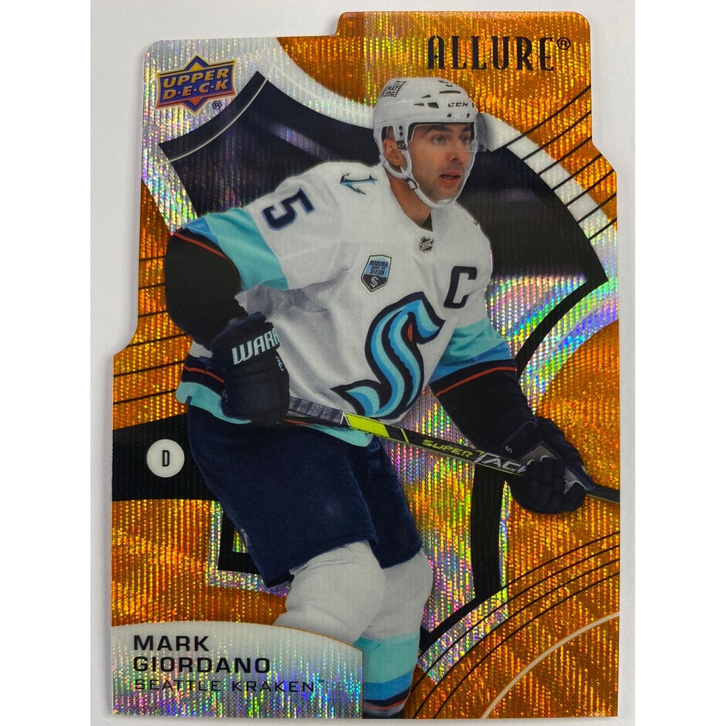 2021-22 Allure Mark Giordano Orange Slice | Local Legends Cards & Collectibles