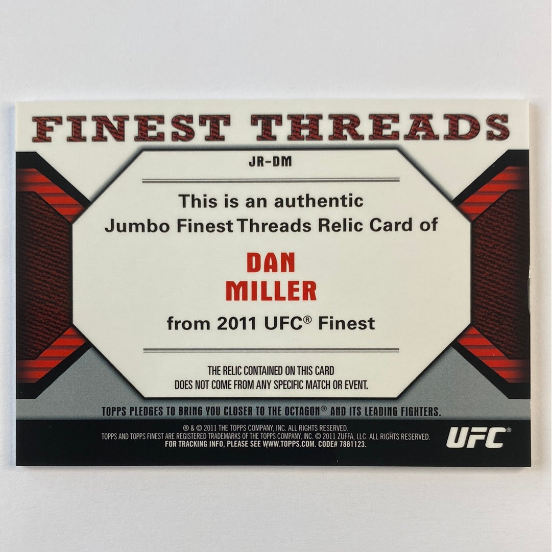 2011 Topps Finest Dan Miller Finest Threads | Local Legends Cards & Collectibles