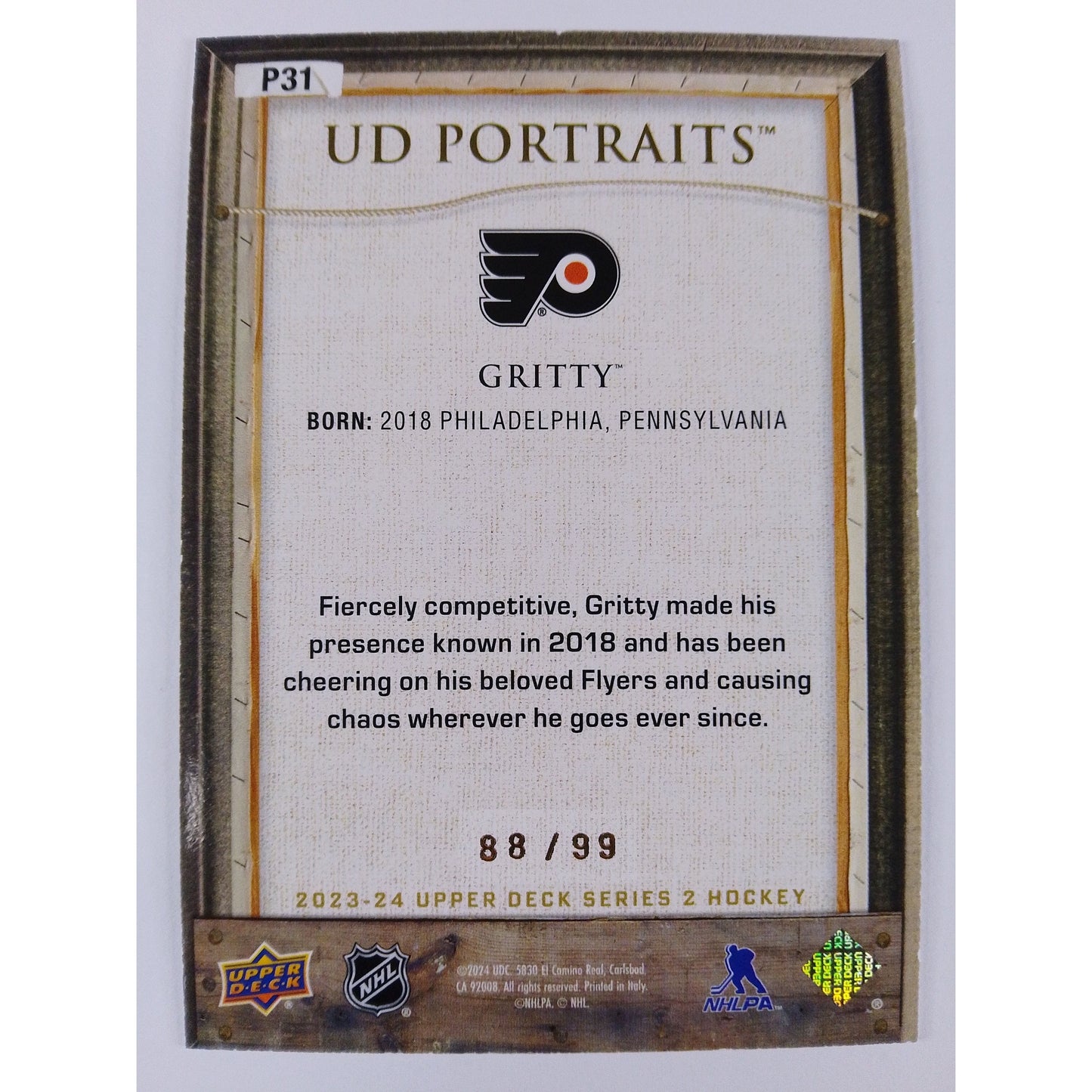 2023-24 Series 1 Silver UD Portrait /99 | Local Legends Cards & Collectibles