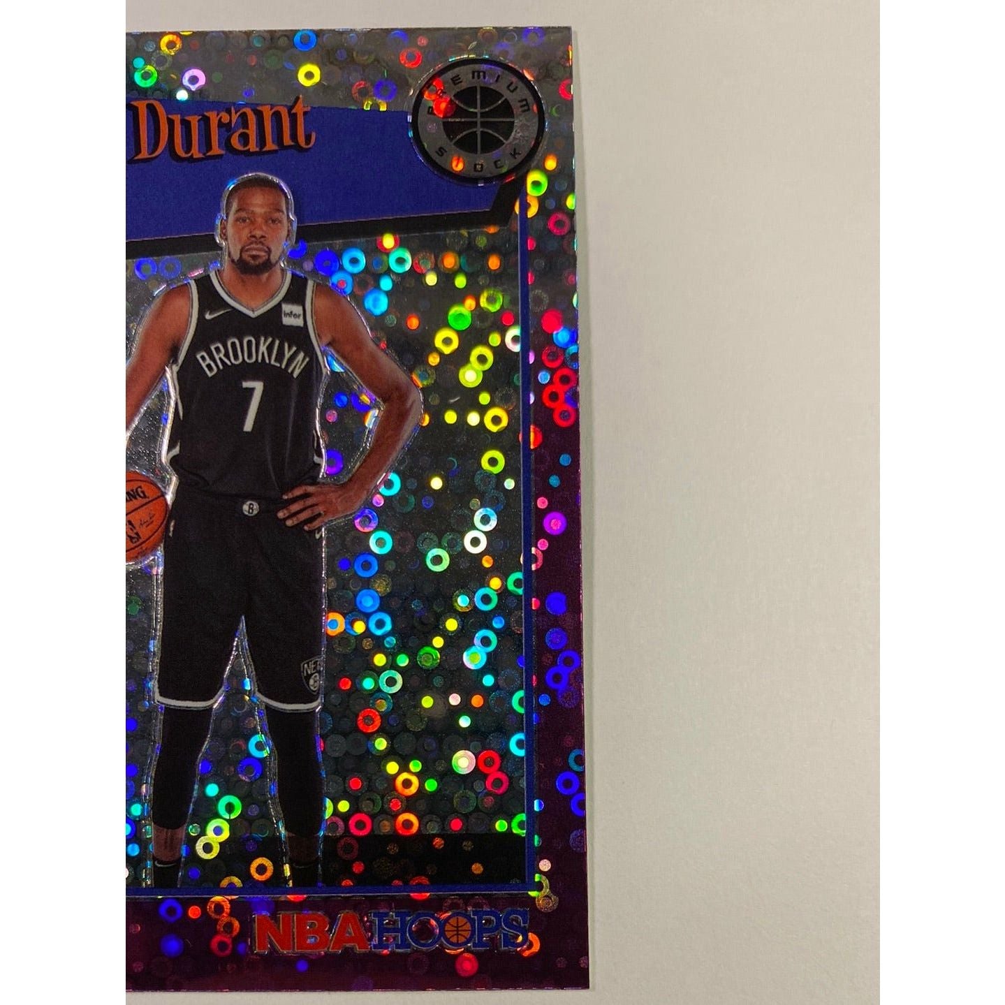 2019-20 Hoops Premium Stock Kevin Durant Purple Disco Prizm Local Legends Cards & Collectibles