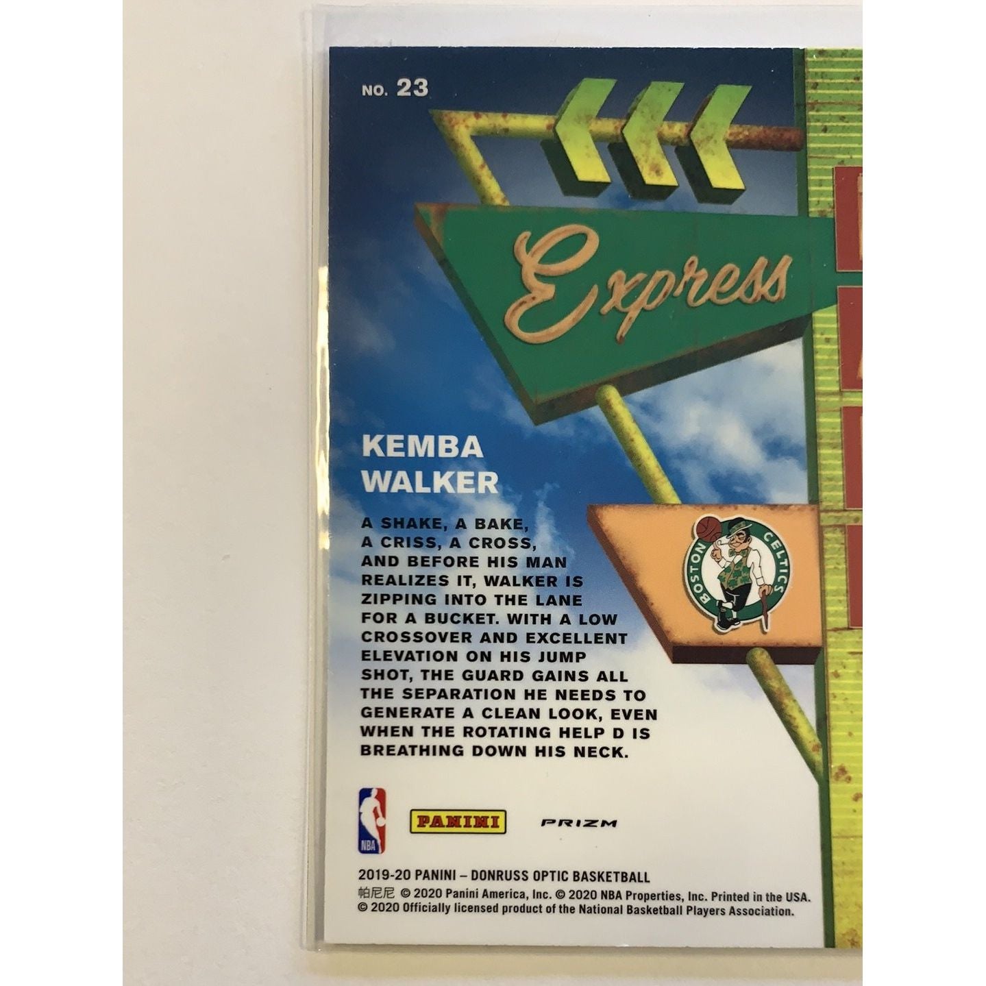 2019-20 Panini Donruss Optic Tmall Express Lane Red Wave Kemba Walker | Local Legends Cards & Collectibles