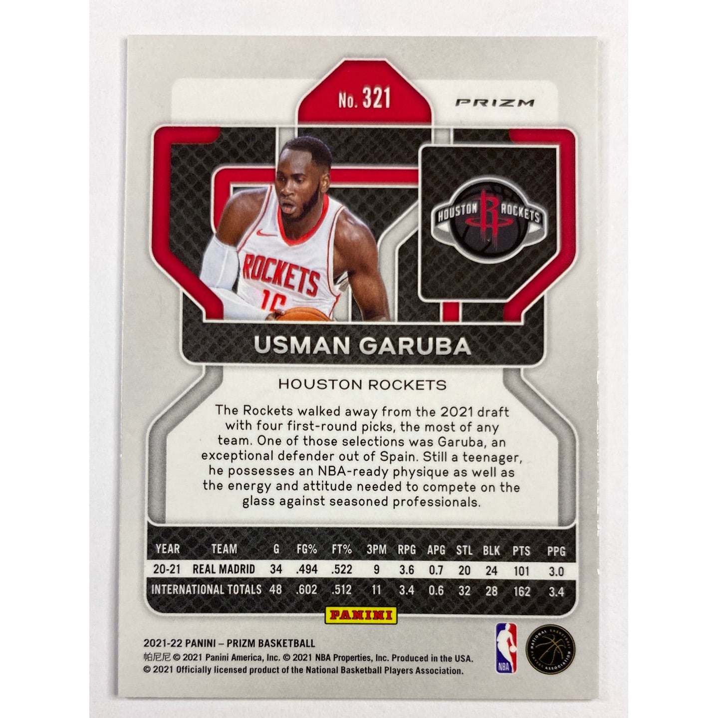 2021-22 Panini Prizm Usman Garuba Purple Wave Prizm RC | Local Legends Cards & Collectibles