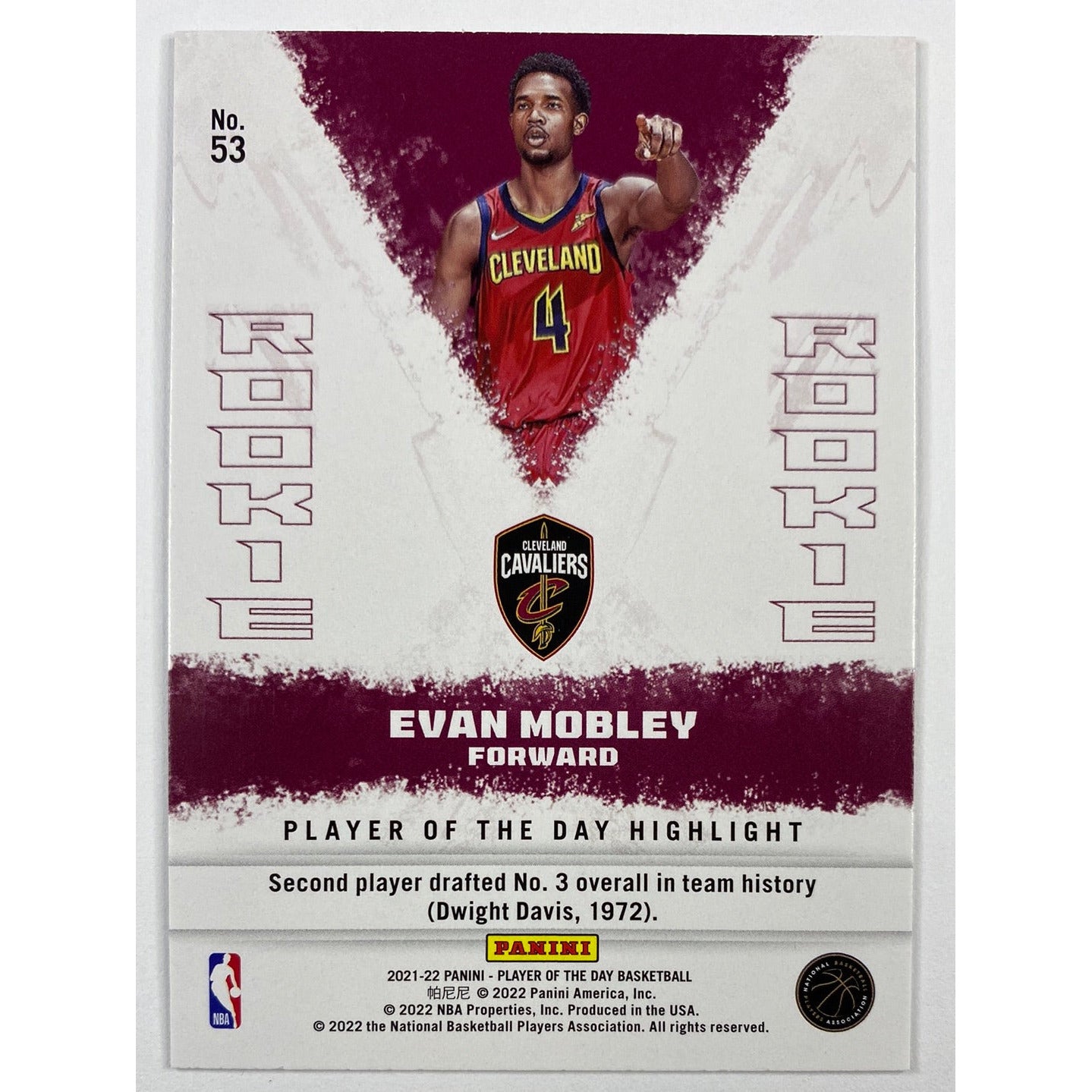 2021-22 Player of the Day Evan Mobley Player of the Day Highlight Rookie