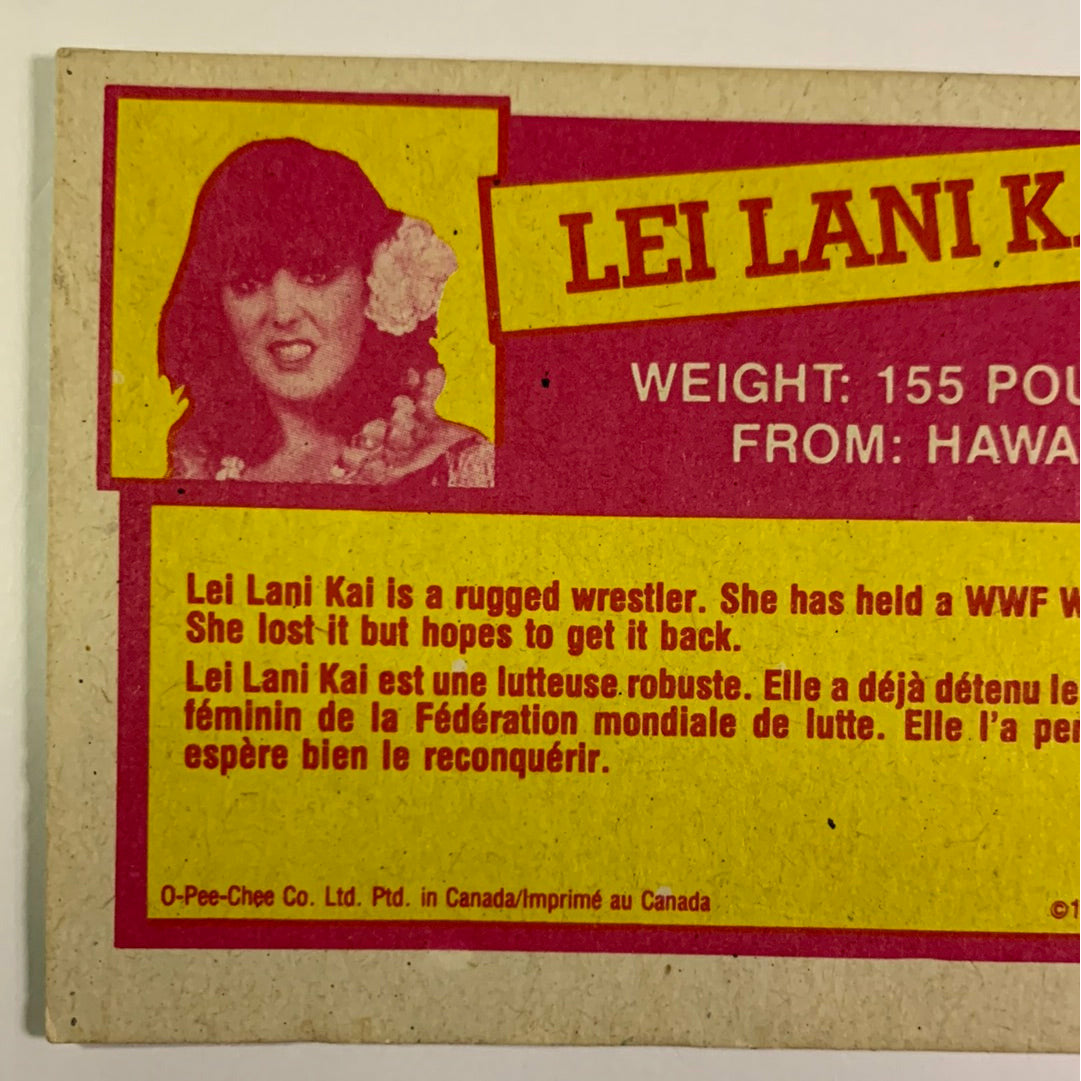 1985 Titan Sports Leí Lani Kai | Local Legends Cards & Collectibles