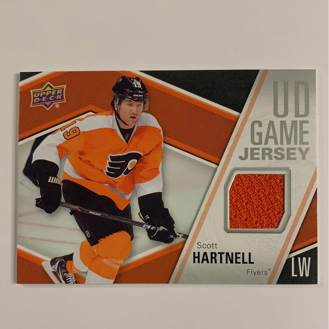2011-12 Upper Deck Series 2 Scott Hartnell UD Game Jersey