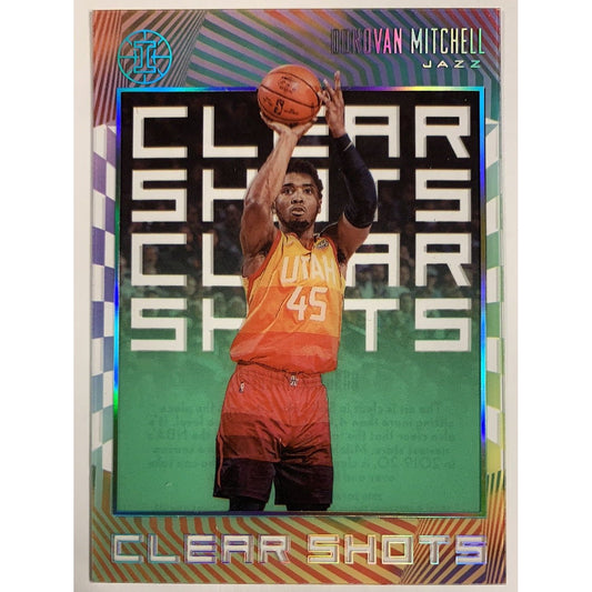  2019-20 Illusions Donovan Mitchell Clear Shots Emerald Acetate  Local Legends Cards & Collectibles