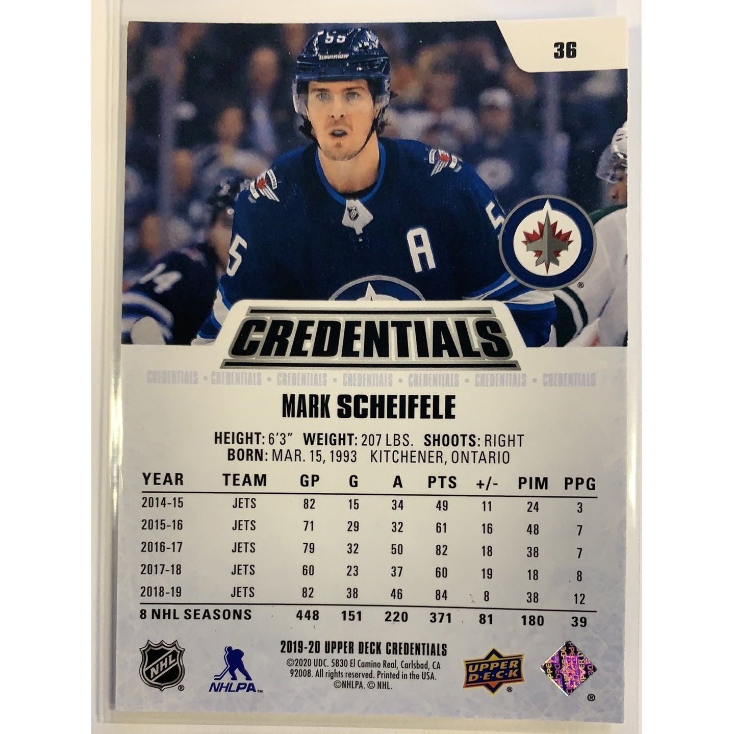 2019-20 Credentials Mark Scheifele Green Parallel /99 Local Legends Cards & Collectibles