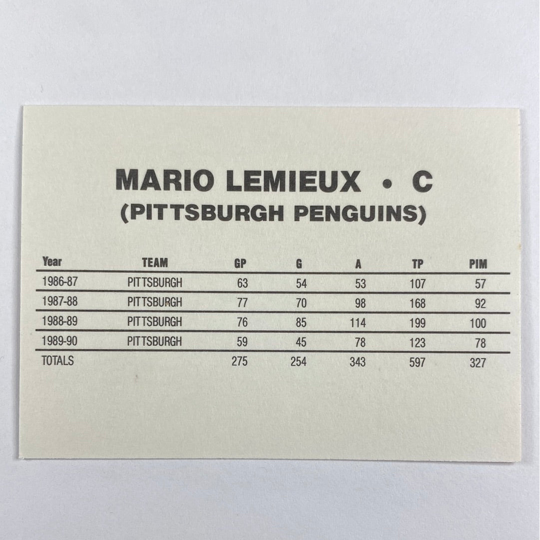1990-91 Oddball Mario Lemieux | Local Legends Cards & Collectibles