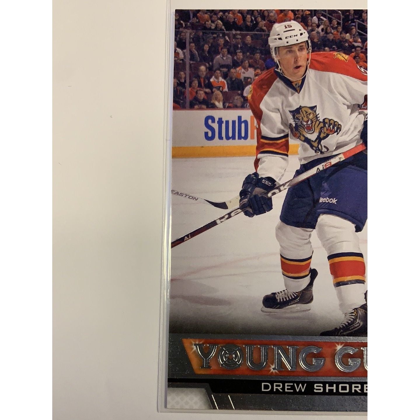 2013-14 Upper Deck Series 1 Drew Shore Young Guns | Local Legends Cards & Collectibles