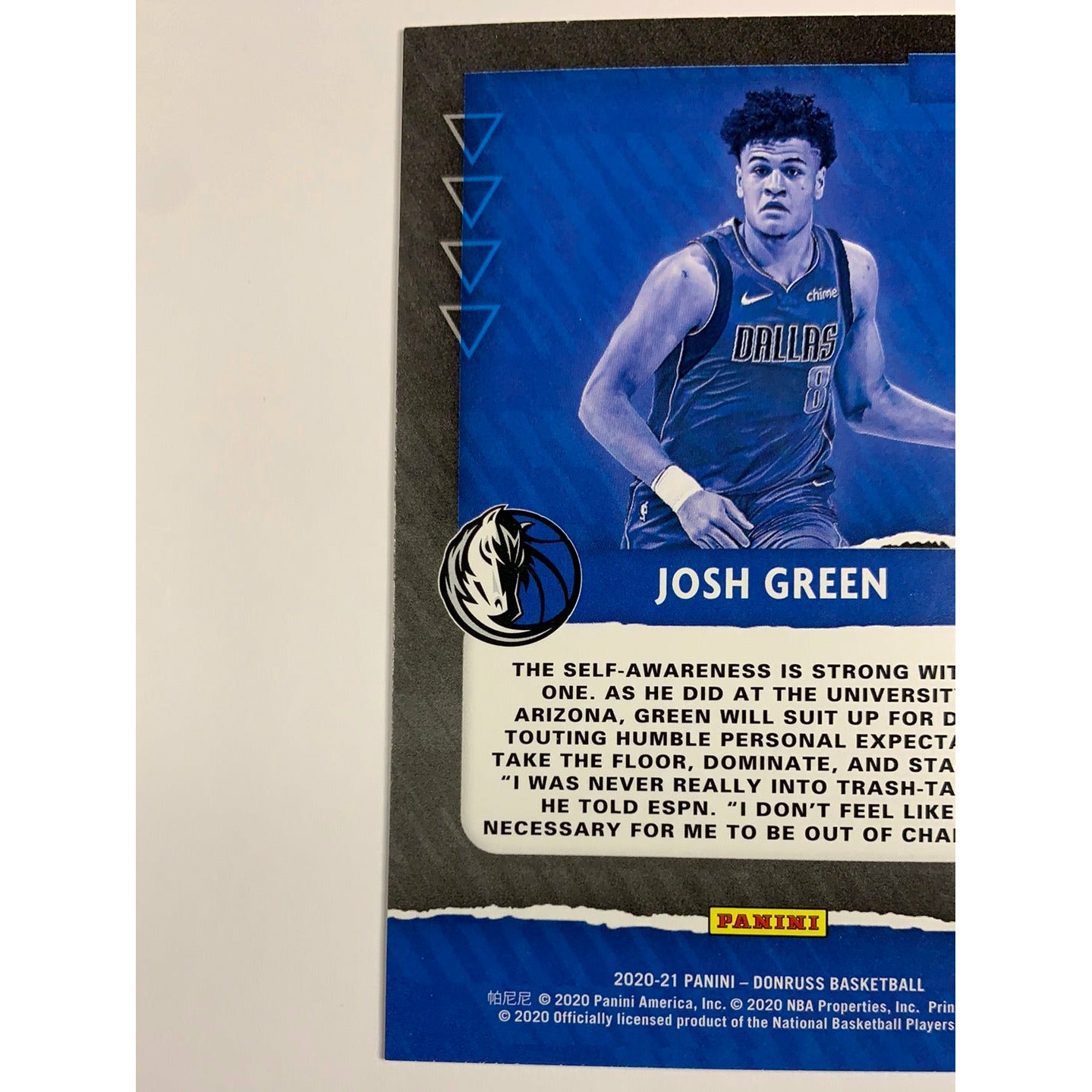 2020-21 Donruss Great Expectations Josh Green RC | Local Legends Cards & Collectibles