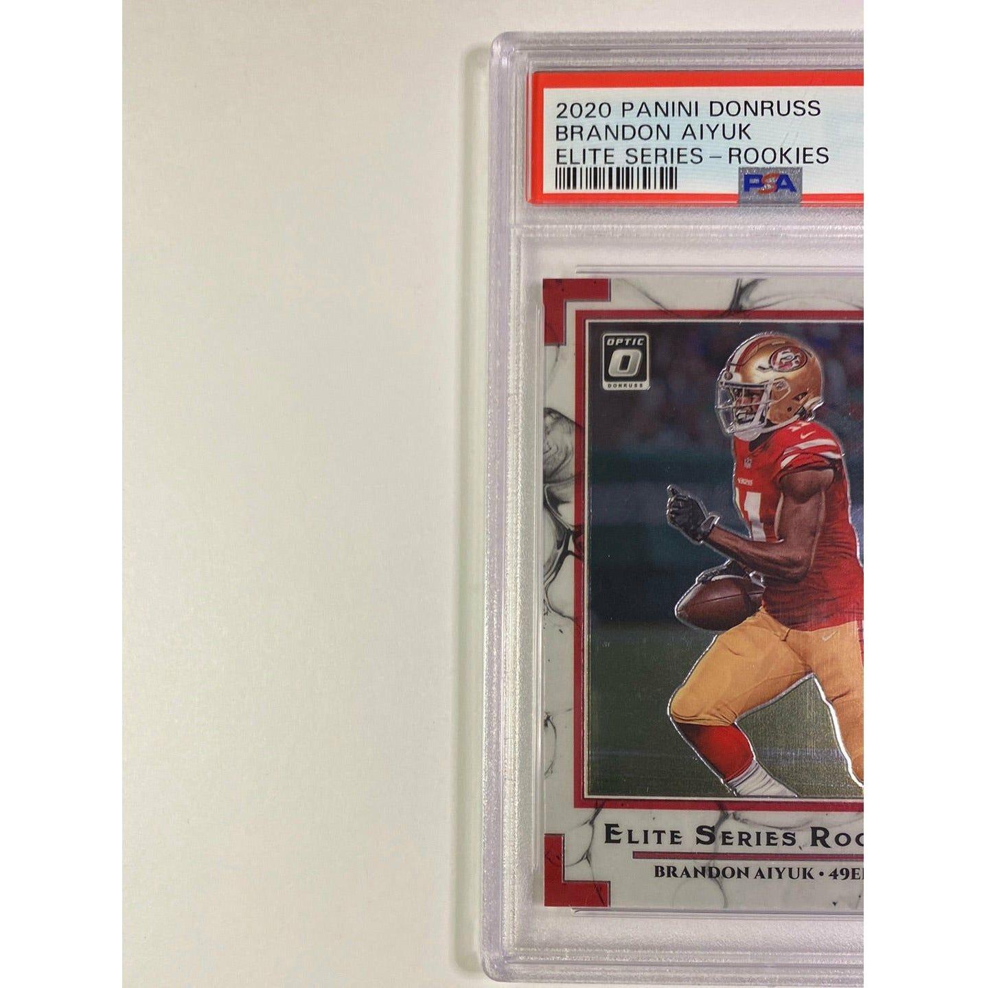 2020 Panini Donruss Optic Brandon Aiyuk Elite Series Rookies PSA GEM MINT 10 Local Legends Cards & Collectibles