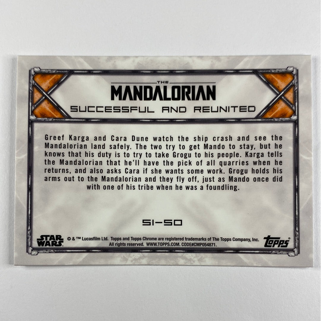 Topps Chrome The Mandalorian Successful and Reunited | Local Legends Cards & Collectibles