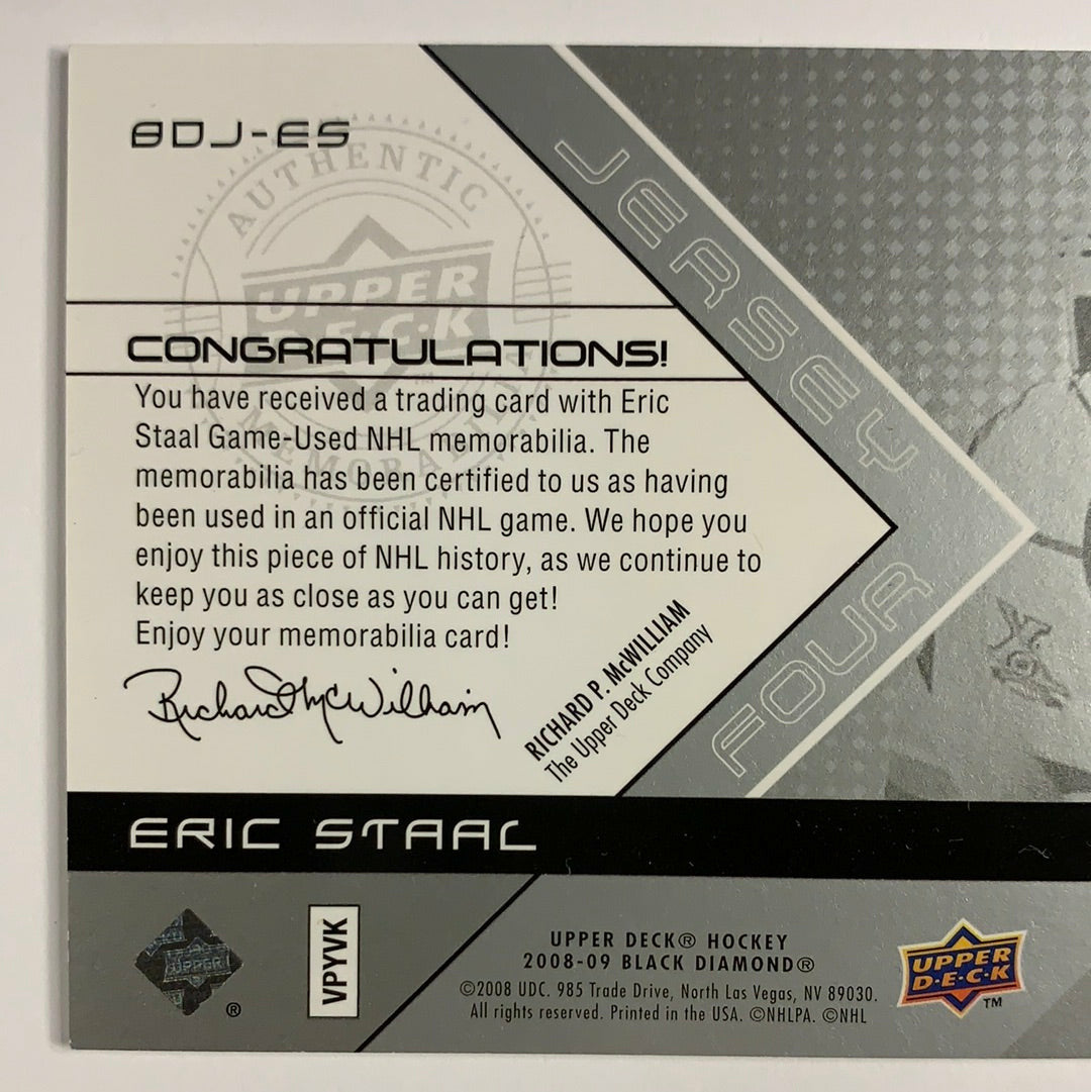 2008-09 Black Diamond Eric Stall Four Jerseys | Local Legends Cards & Collectibles