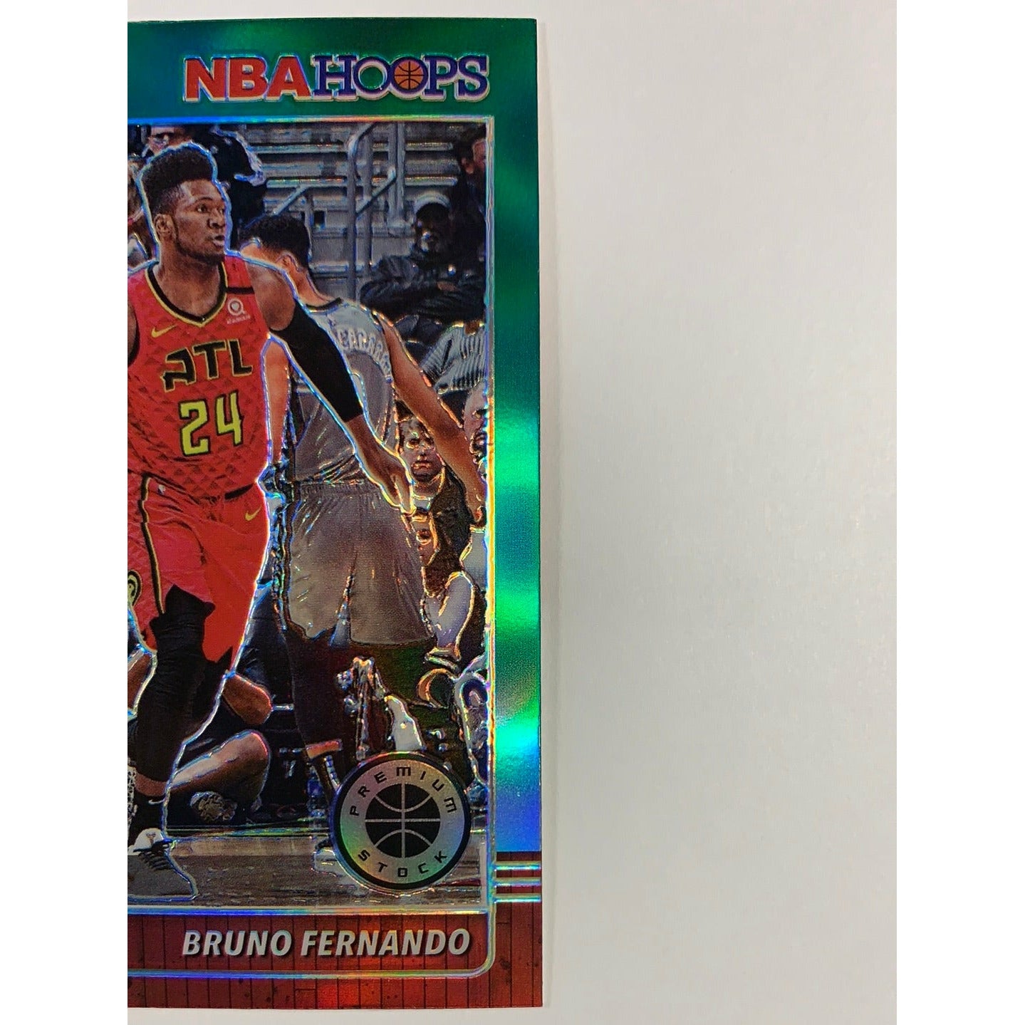 2019-20 Hoops Premium Stock Bruno Fernando Green Prizm Refractor