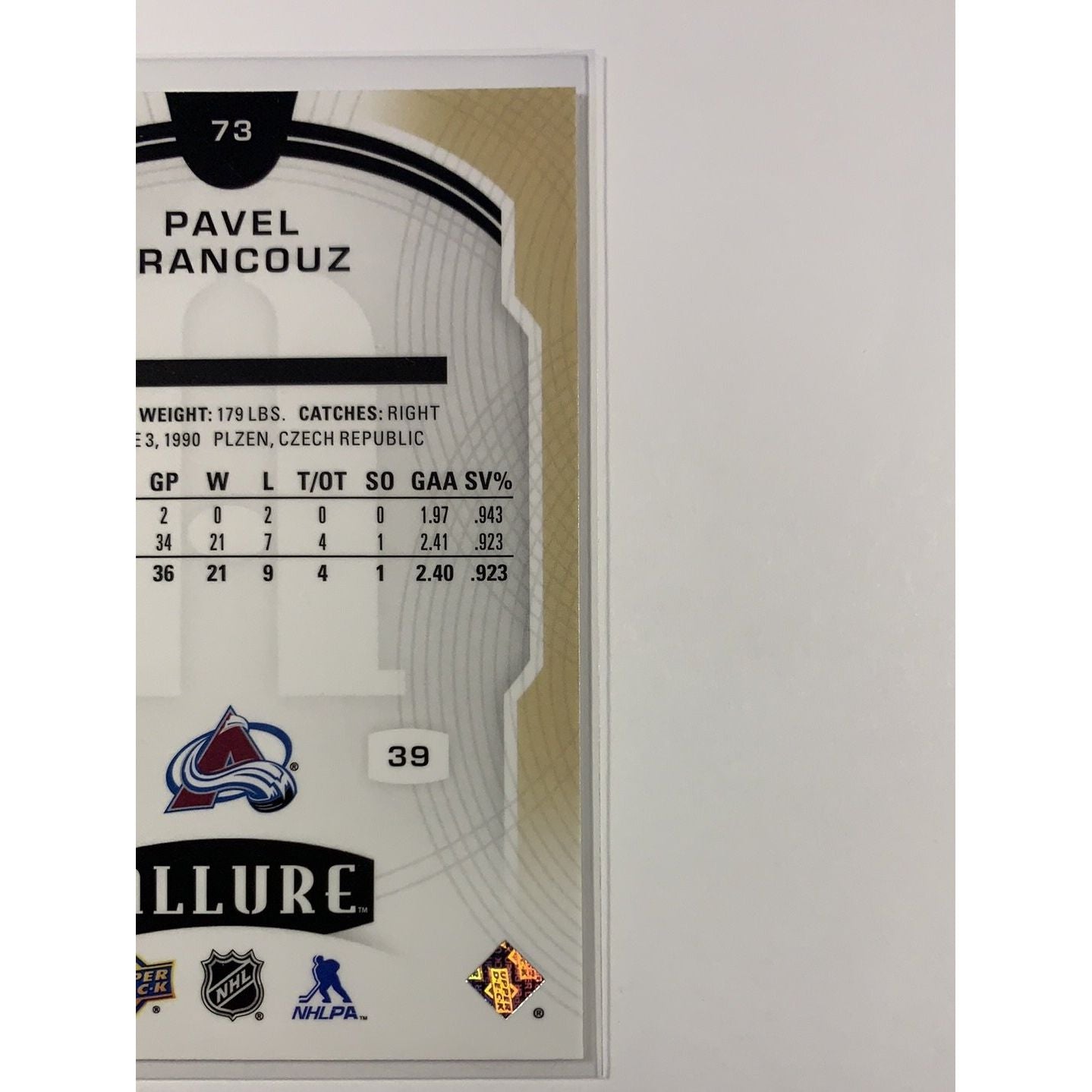 2020-21 Allure Pavel Francouz Rookie Local Legends Cards & Collectibles