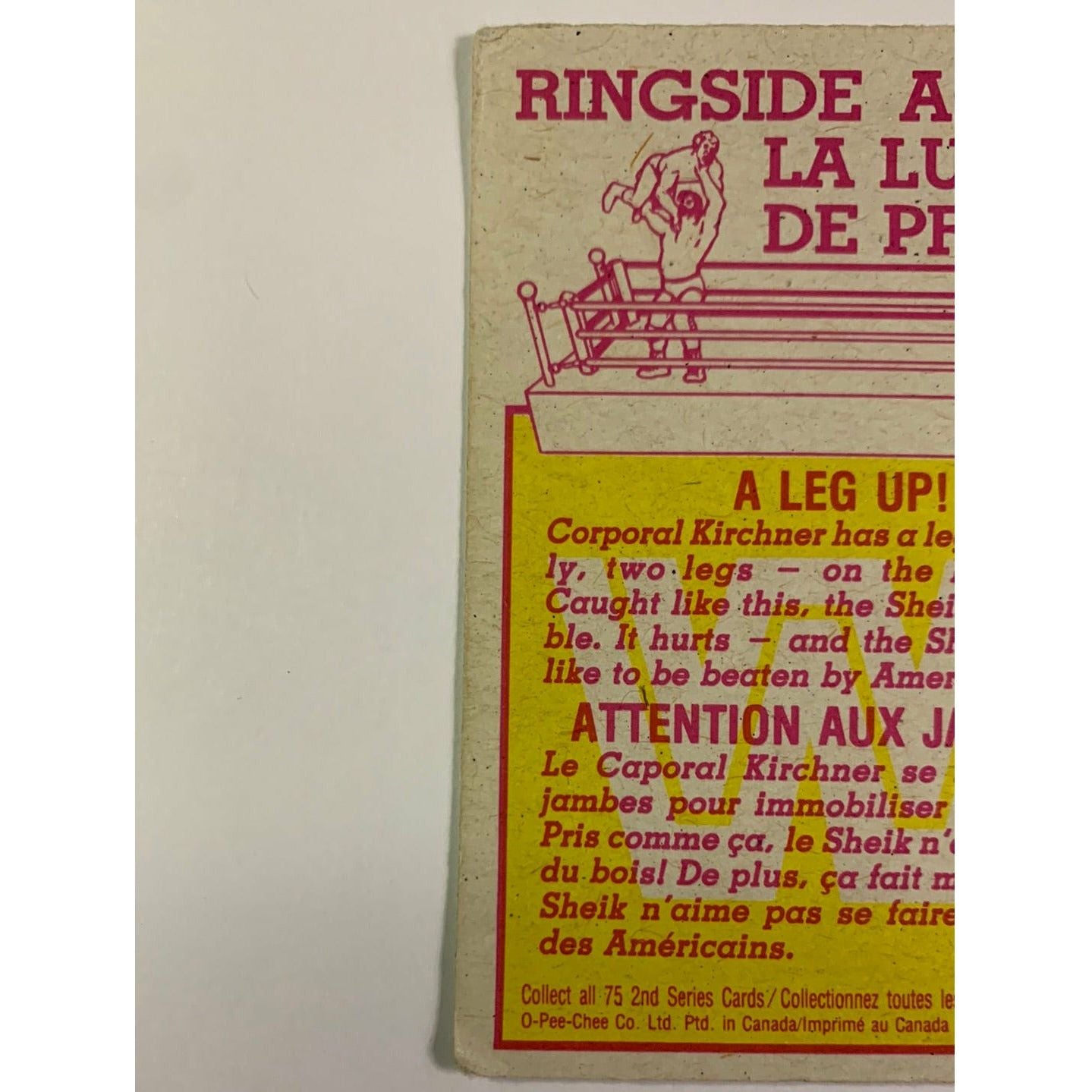 1985 Titan Sports A Leg Up | Local Legends Cards & Collectibles