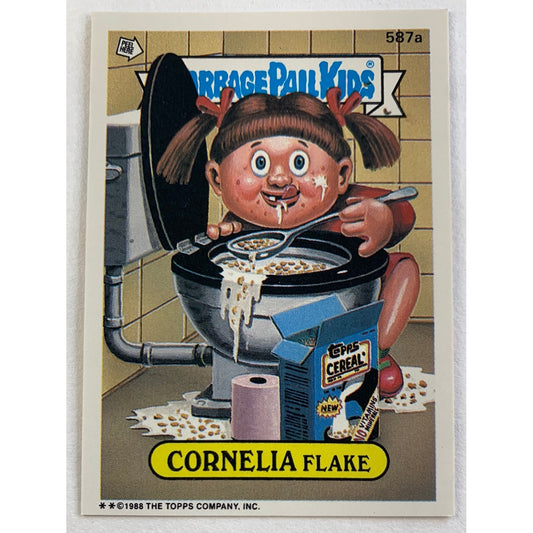 1988 Topps Garbage Pail Kids Cornelia Flake Non-Die Cut
