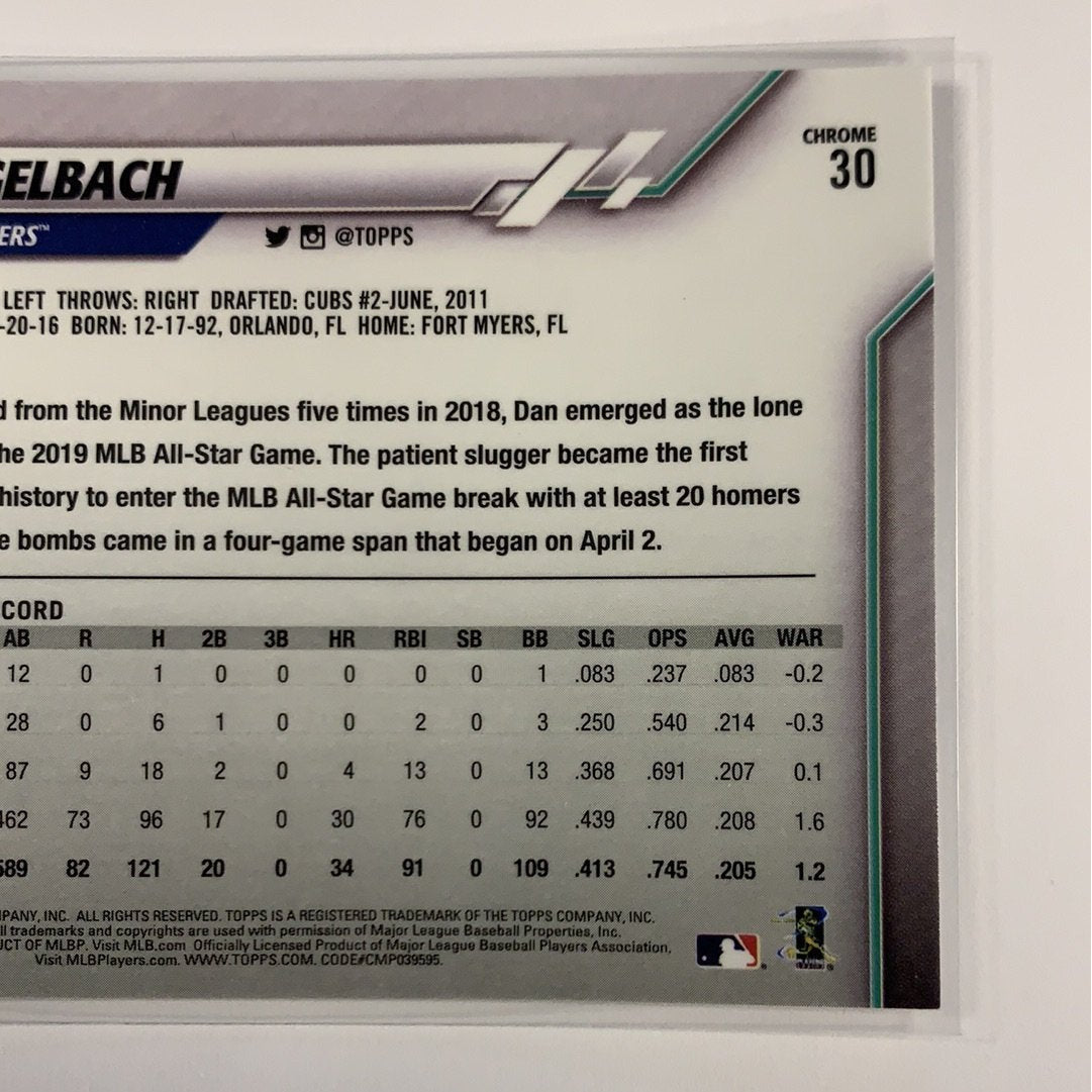 2020 Topps Chrome Dan Vogelbach Prizm Refractor Local Legends Cards & Collectibles
