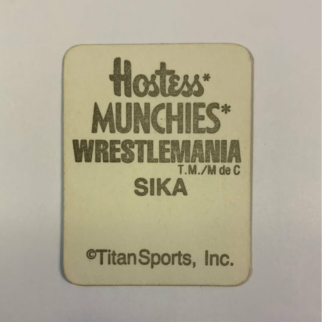 1987 Hostess Sika Munchies Sticker | Local Legends Cards & Collectibles