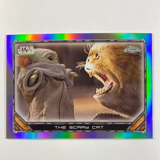 Topps Chrome The Mandalorian The Scary Cat Refractor