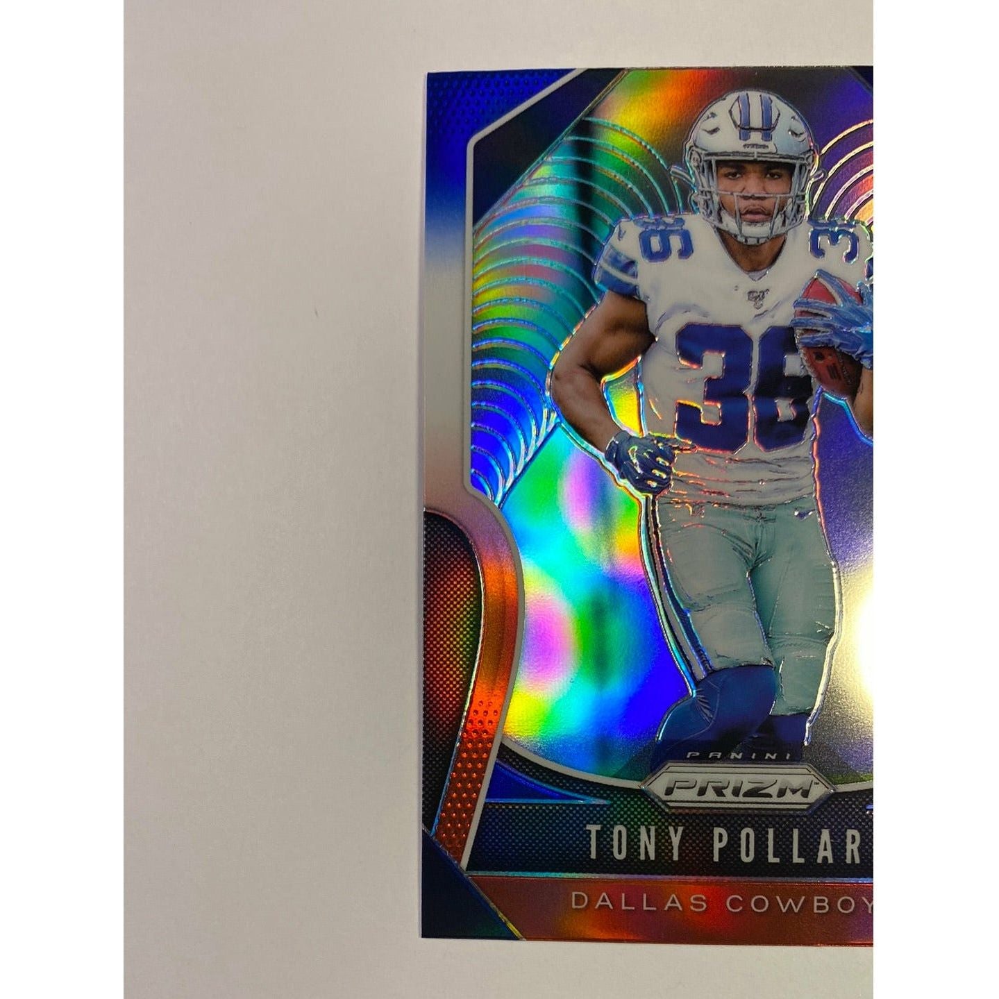 2019 Panini Prizm Tony Pollard Red White Blue Prizm RC