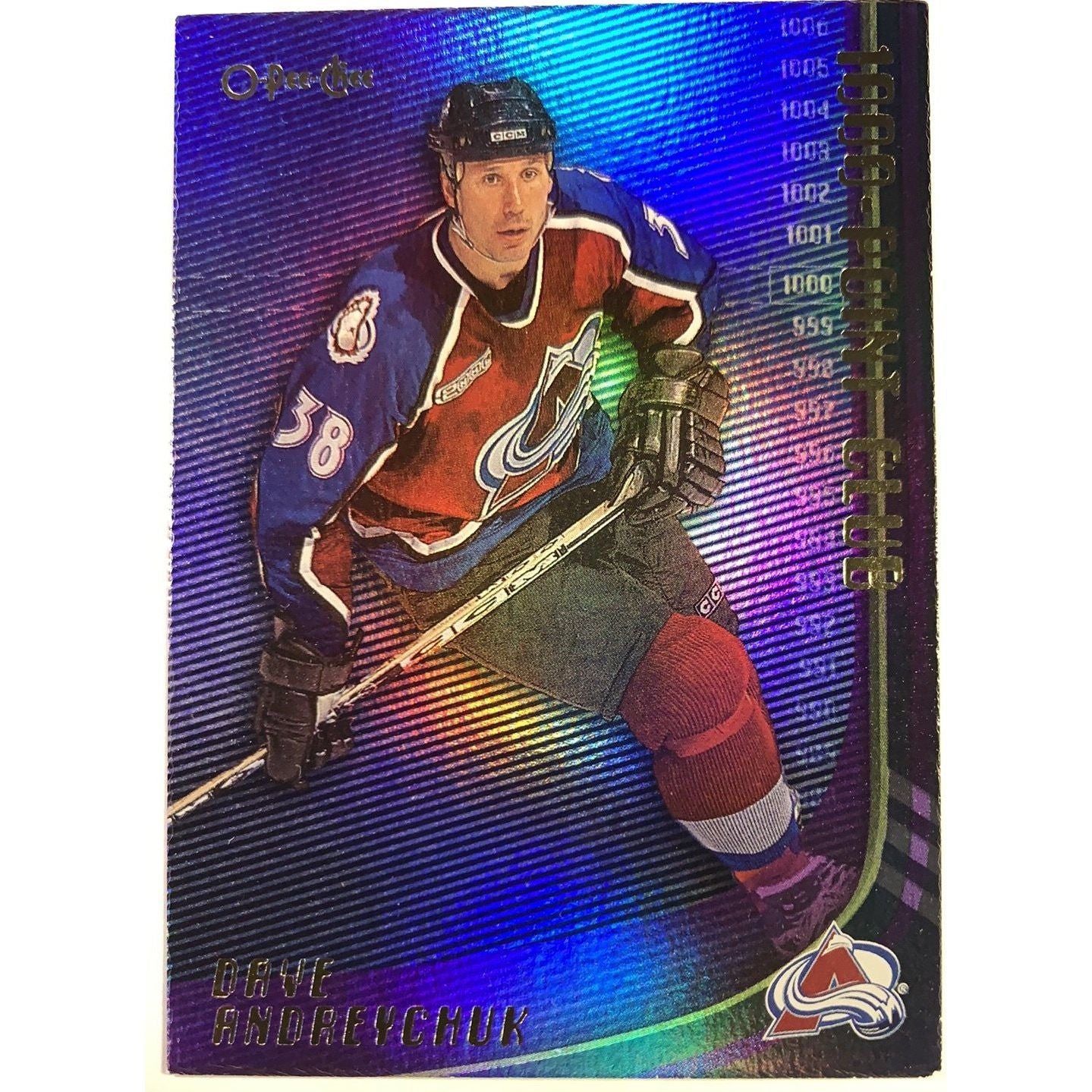 1999-00 O-Pee-Chee Dave Andreychuk 1000 Point Club Local Legends Cards & Collectibles