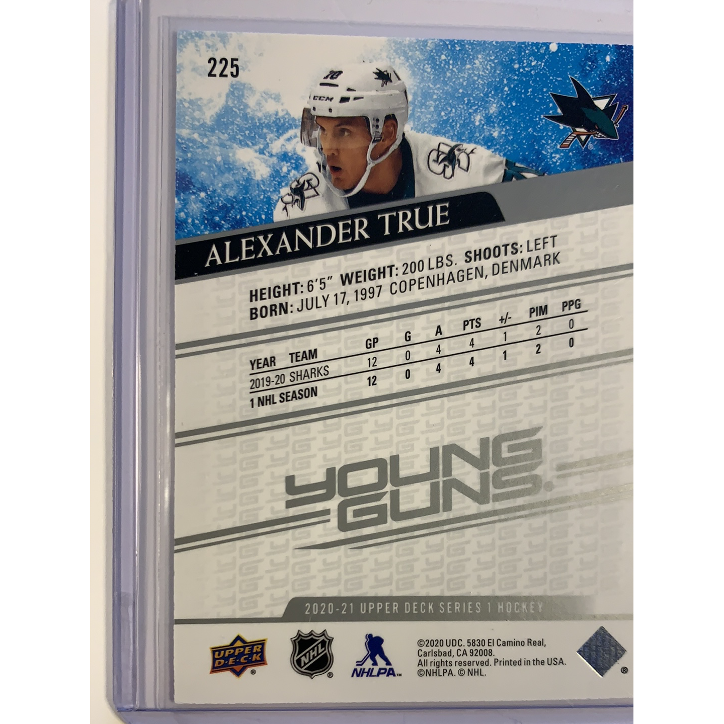 2020-21 Upper Deck Series 1 Alexander True Young Guns  Local Legends Cards & Collectibles