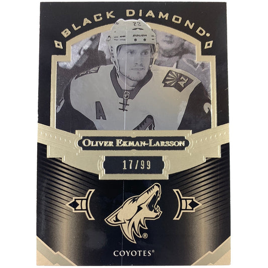 2016-17 Black Diamond Oliver Ekman-Larsson Pure Black /99