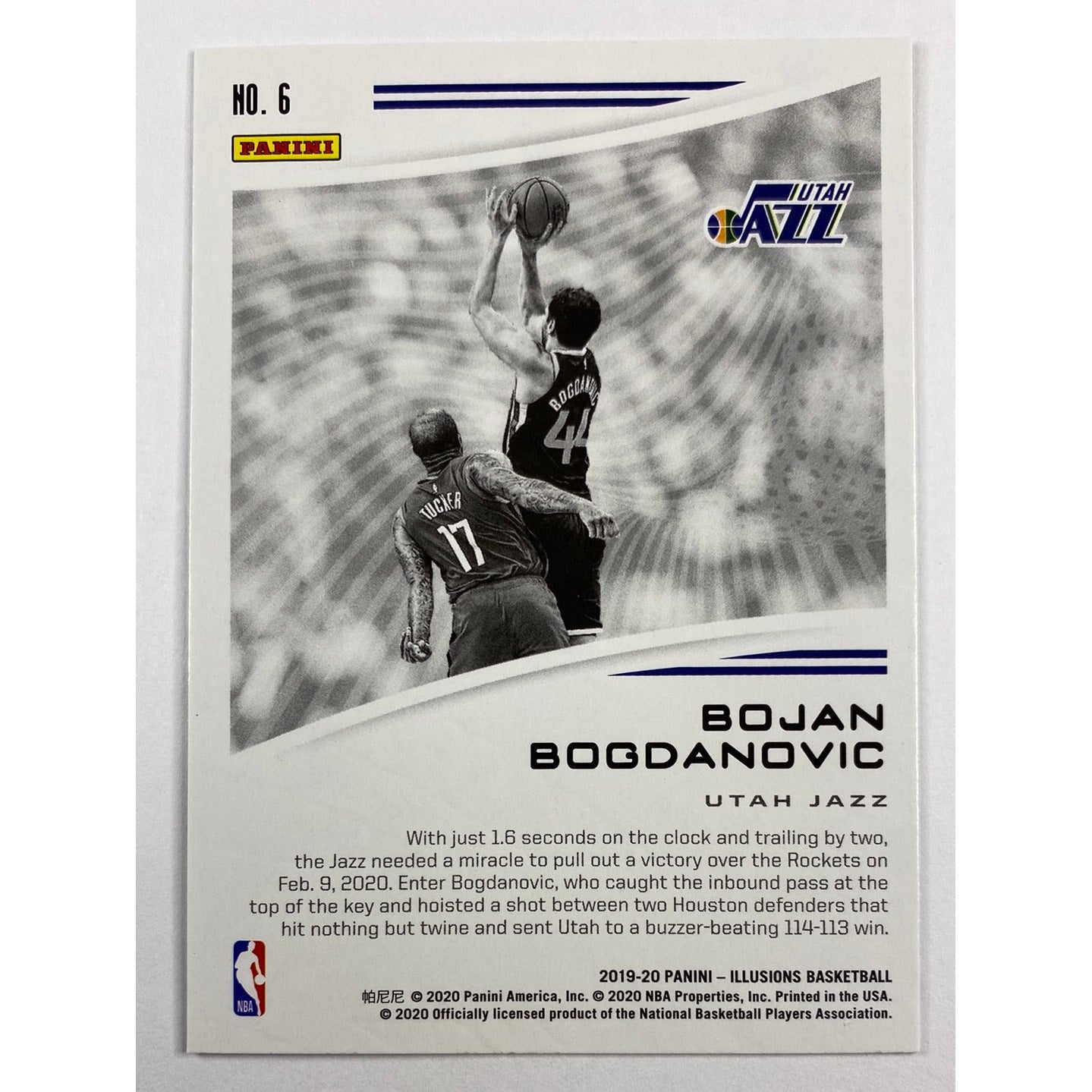 2019-20 Illusions Bojan Bogdanovic Season Highlights | Local Legends Cards & Collectibles