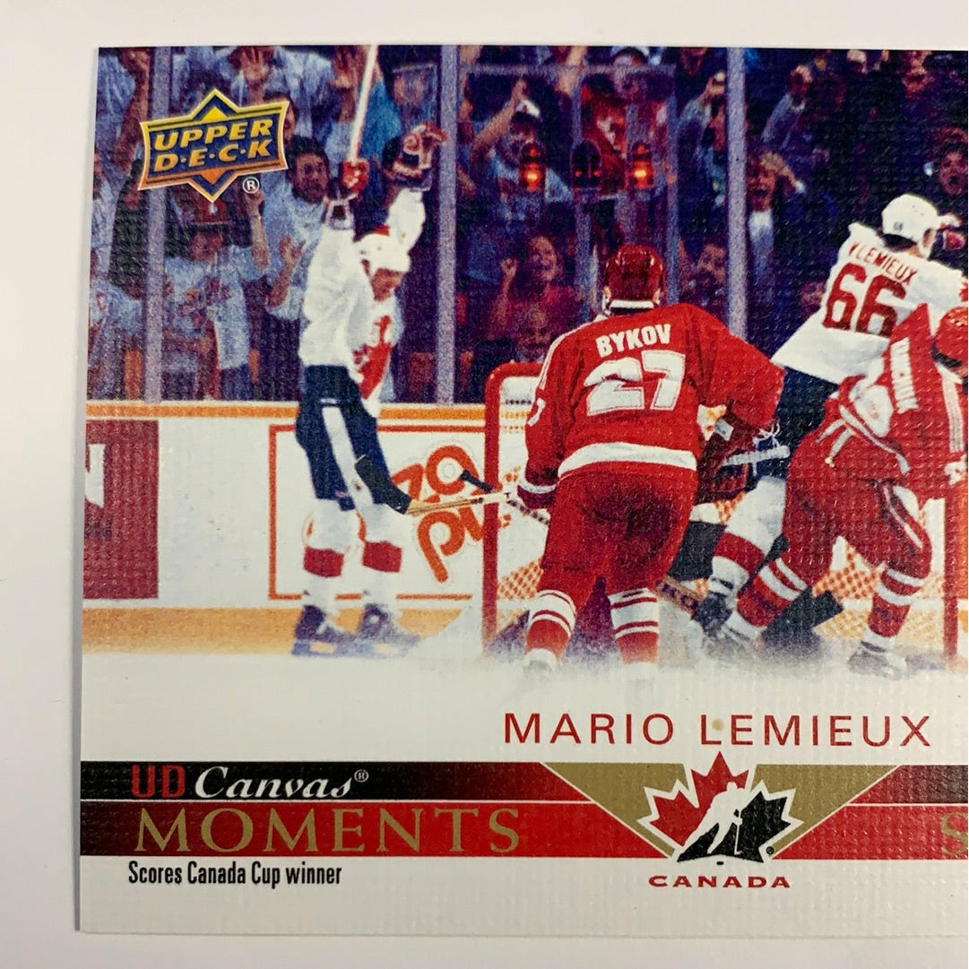 2021-22 Tim Hortons Mario Lemieux Canvas Moments