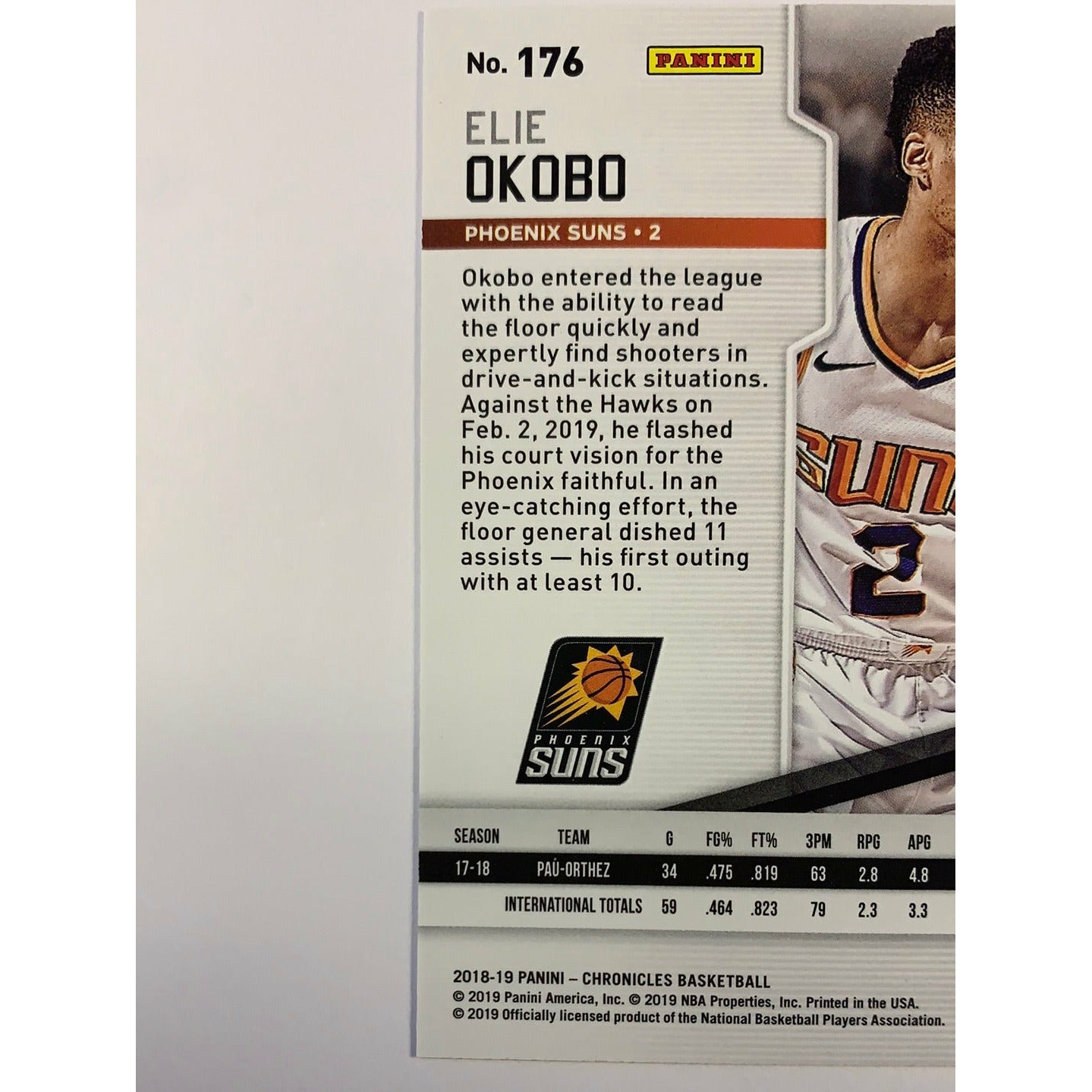 2018-19 Chronicles Playoff Elie Okobo Purple Parallel 04/49 | Local Legends Cards & Collectibles