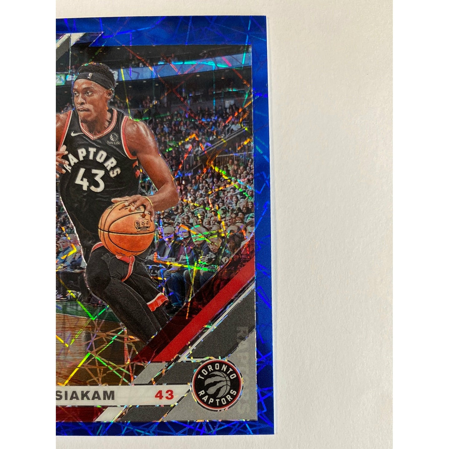 2019-20 Donruss Optic Pascal Siakam Blue Velocity Prizm