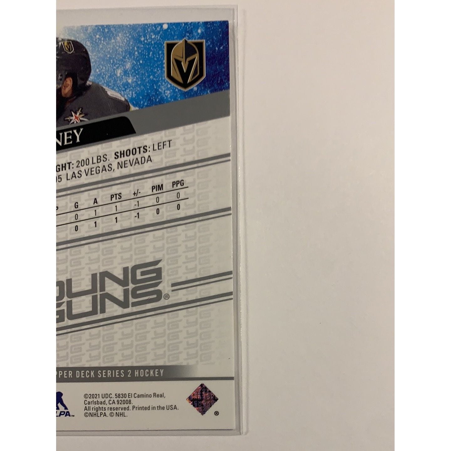 2020-21 Upper Deck Series 2 Gage Quinney Young Guns | Local Legends Cards & Collectibles