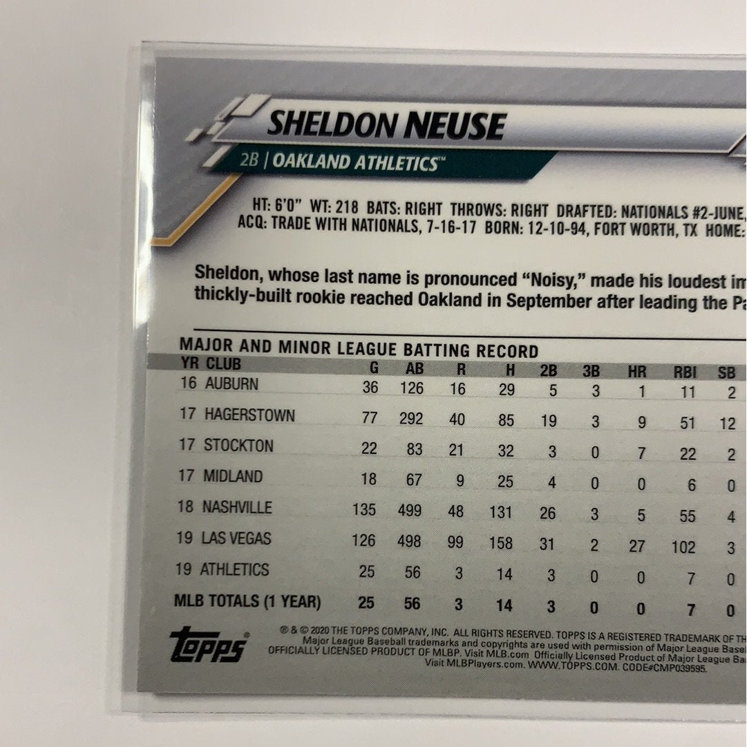 2020 Topps Chrome Sheldon Neuse RC | Local Legends Cards & Collectibles