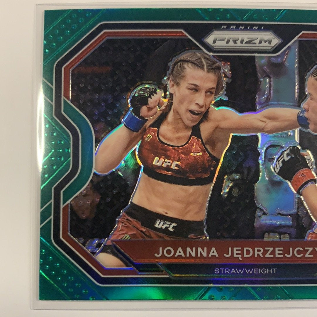 2021 Panini Prizm UFC Joanna Jedrzejczyk Green Prizm #180 Local Legends Cards & Collectibles