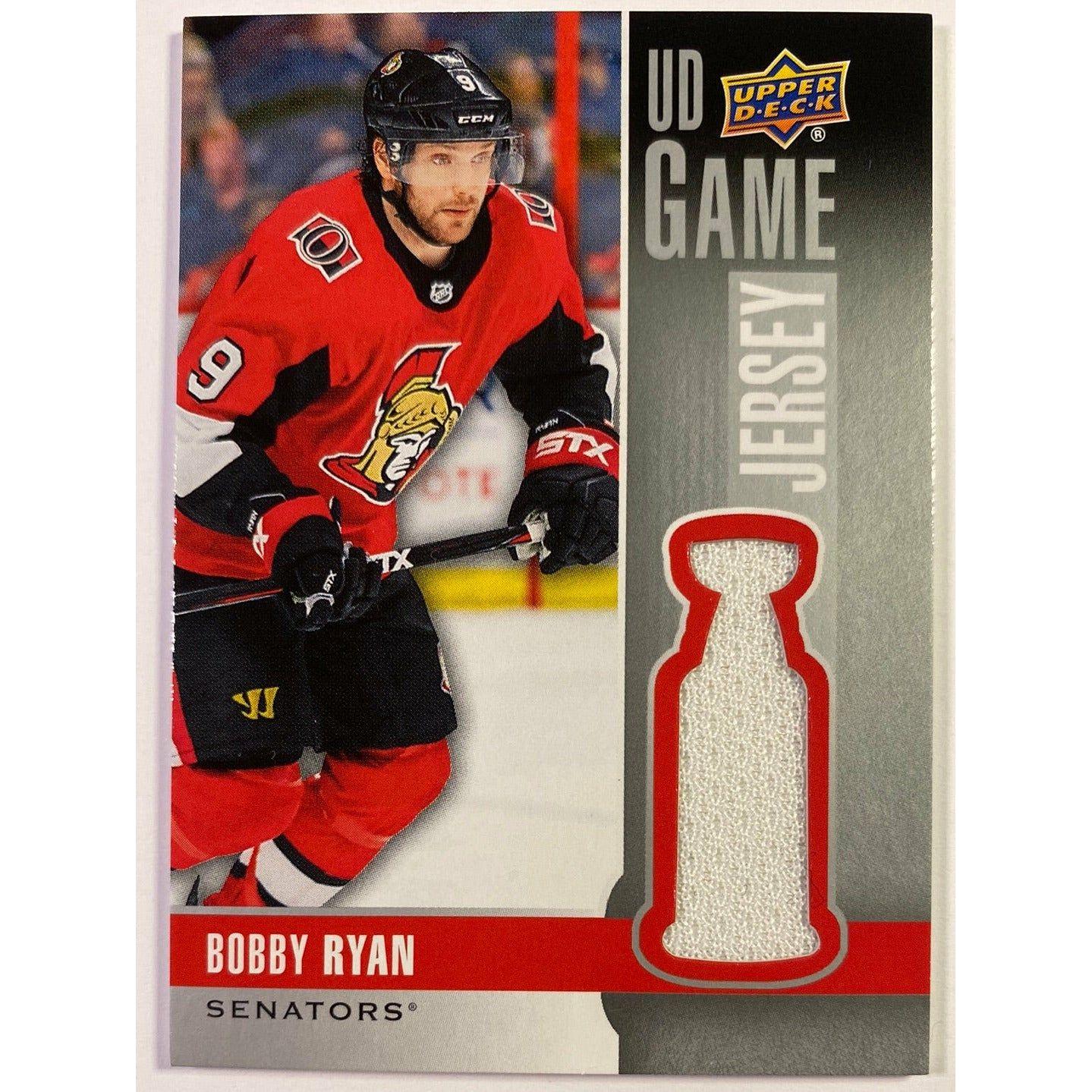 2019-20 Upper Deck Series 1 Bobby Ryan UD Game Jersey Local Legends Cards & Collectibles