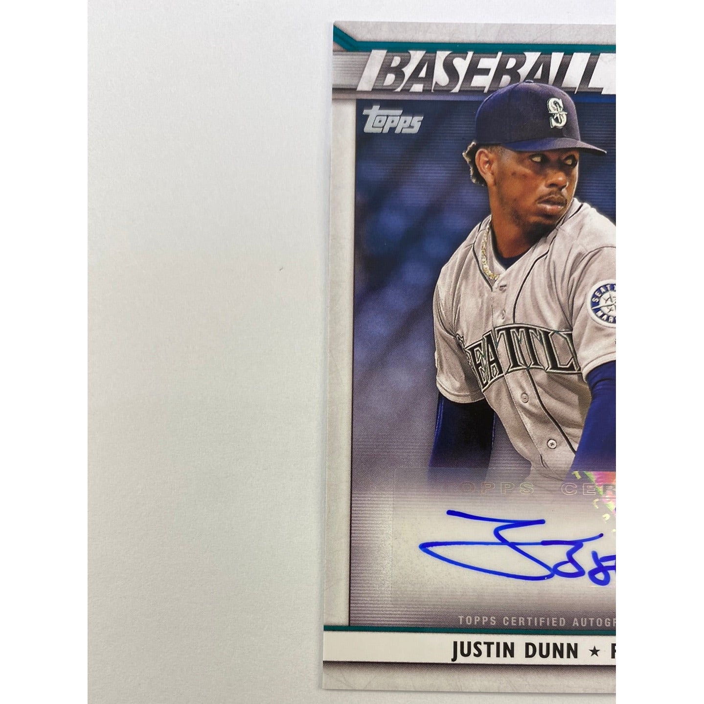 2020 Topps Series 2 Justin Dunn Rc Auto