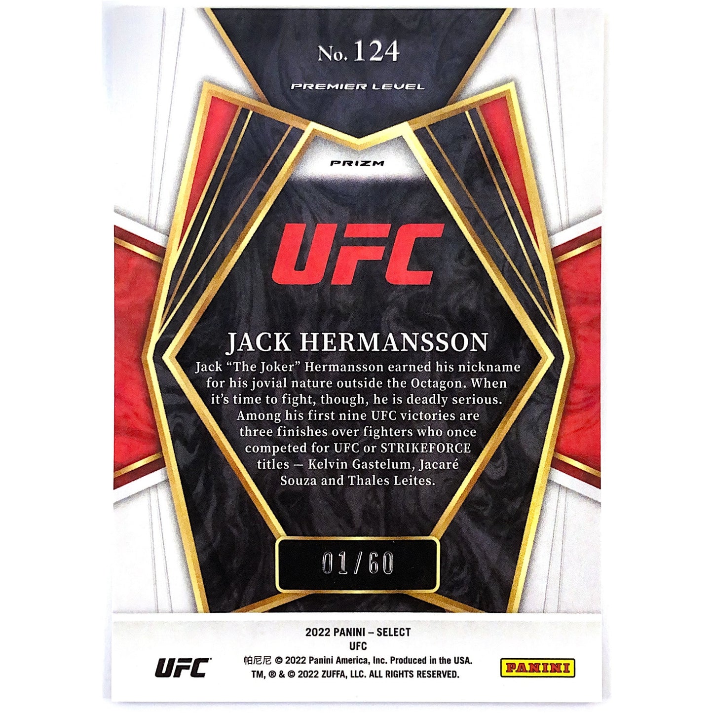 2022 Select Jack Hermansson Purple Prizm 01/60