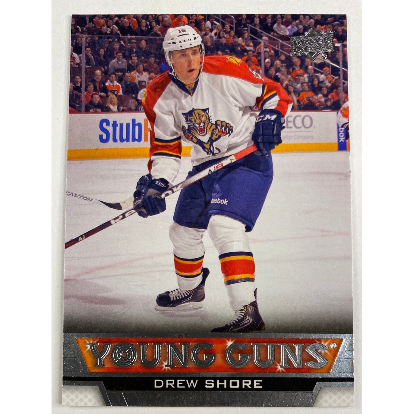 2013-14 Upper Deck Series 1 Drew Shore Young Guns | Local Legends Cards & Collectibles
